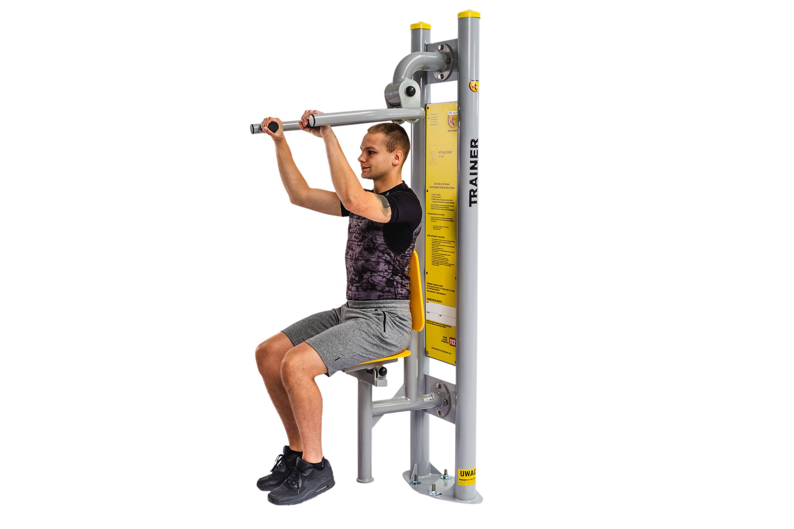 TRAINER Porteur Valides et Handicapees Steel4Fit - appareil de fitness exterieur