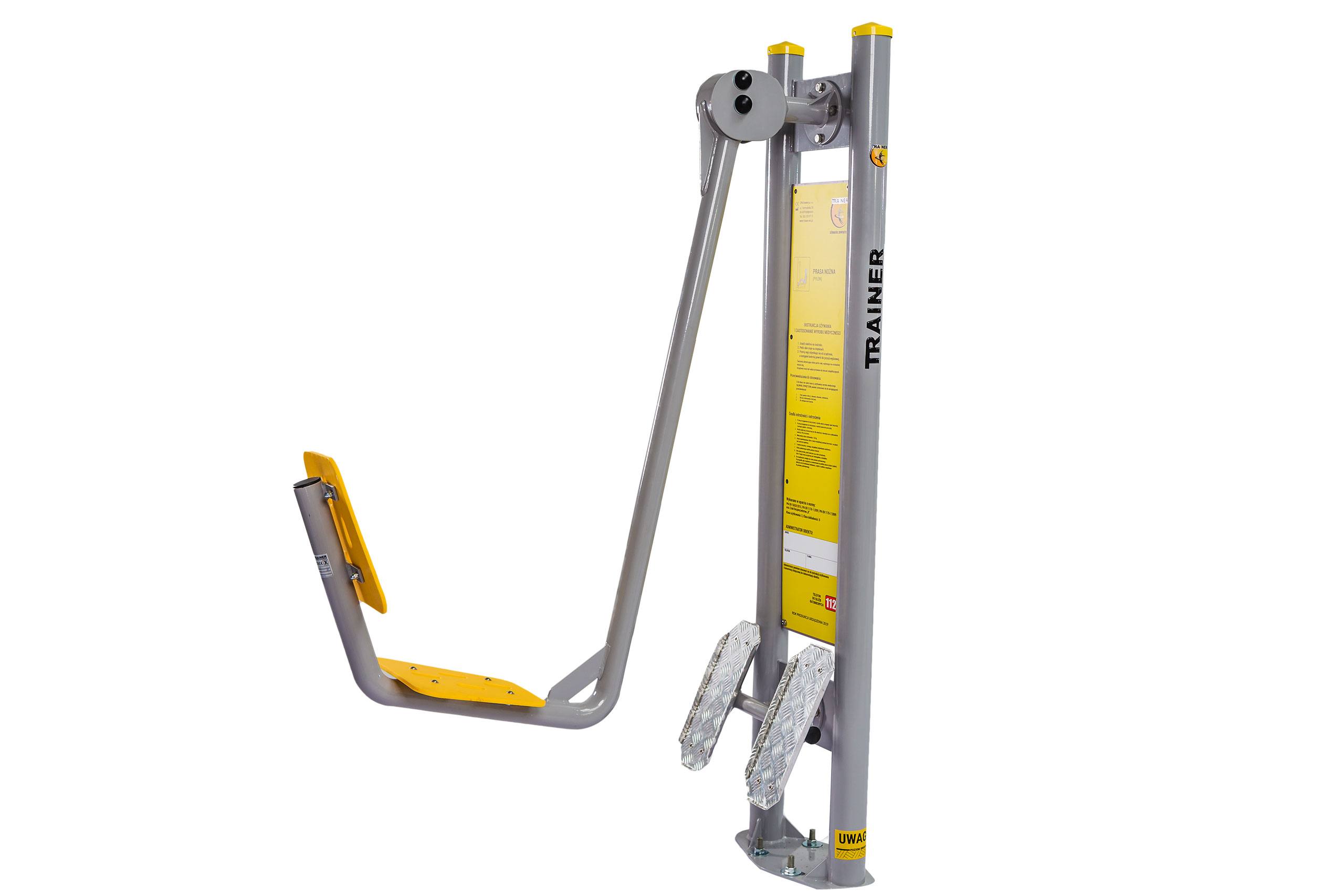 TRAINER Presse Quadriceps Steel4Fit - appareil de fitness exterieur