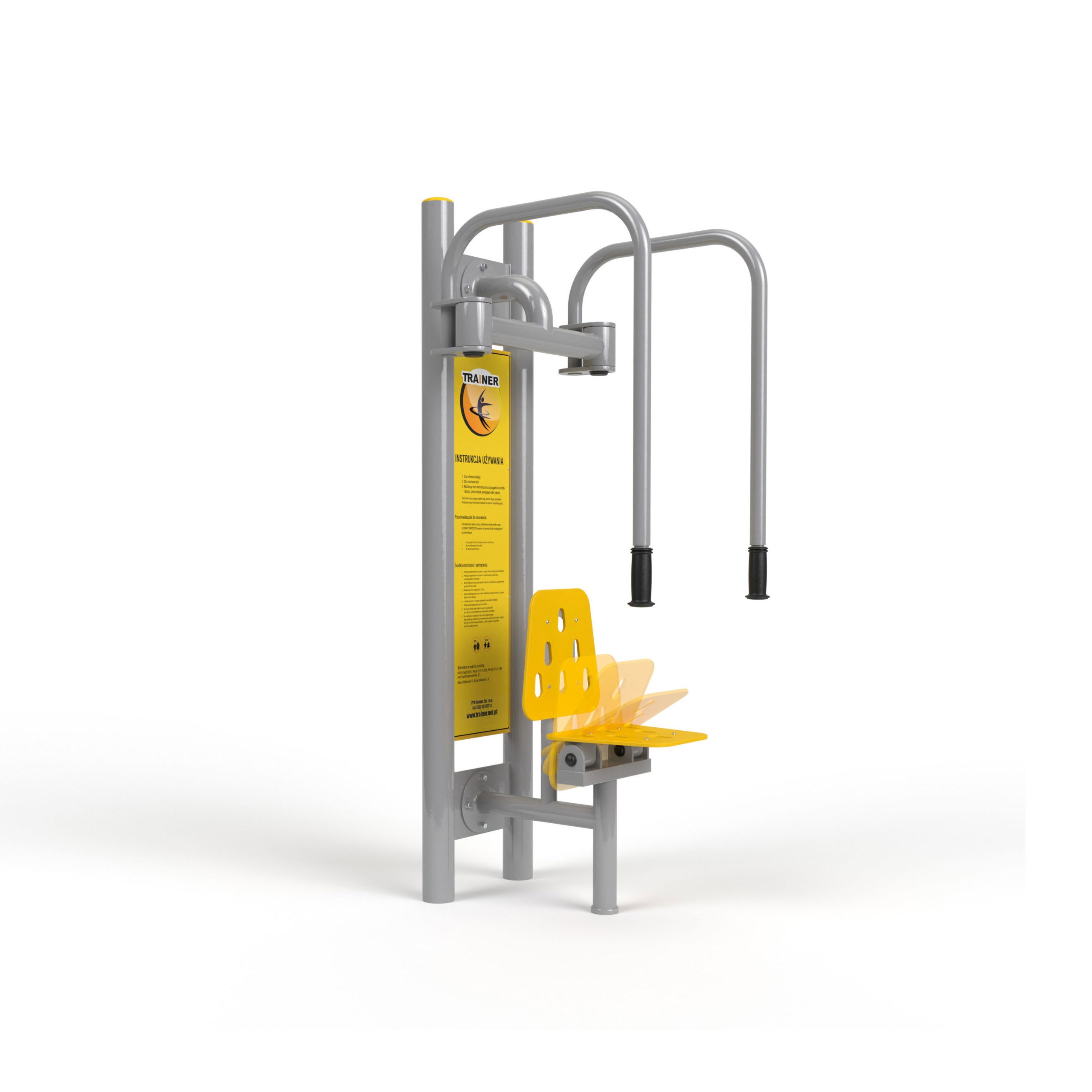 TRAINER Papillon Revers Valides et Handicapes avec pylone - appareil de fitness exterieur PMR