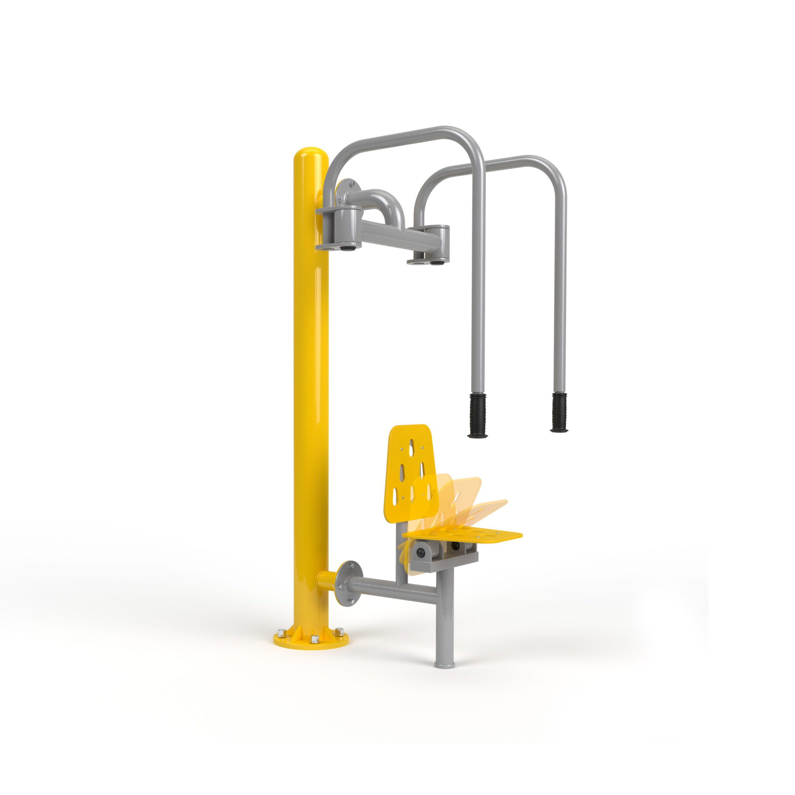 TRAINER Papillon Revers PMR - appareil de fitness exterieur accessible fauteuil roulant