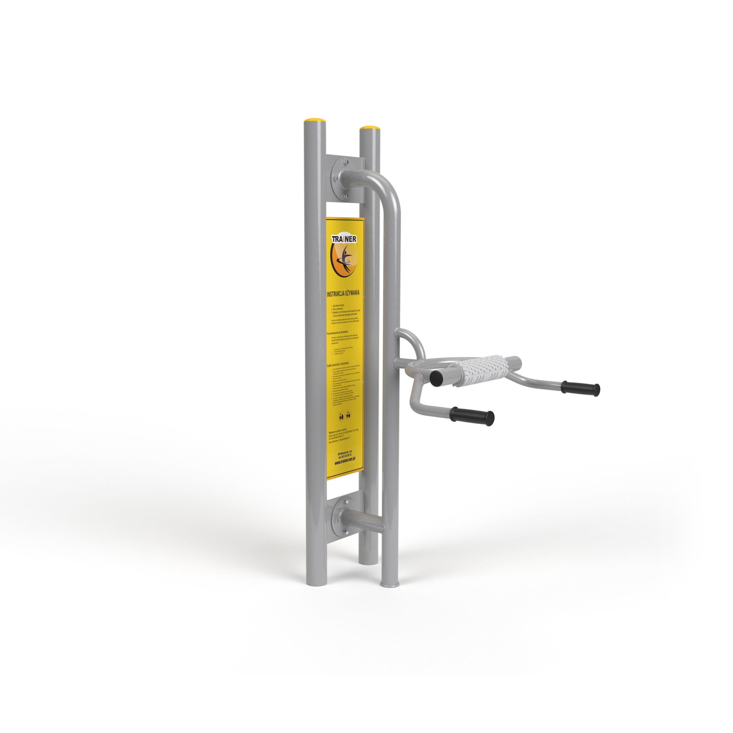 TRAINER Masseur Vertical Steel4Fit - appareil de fitness exterieur