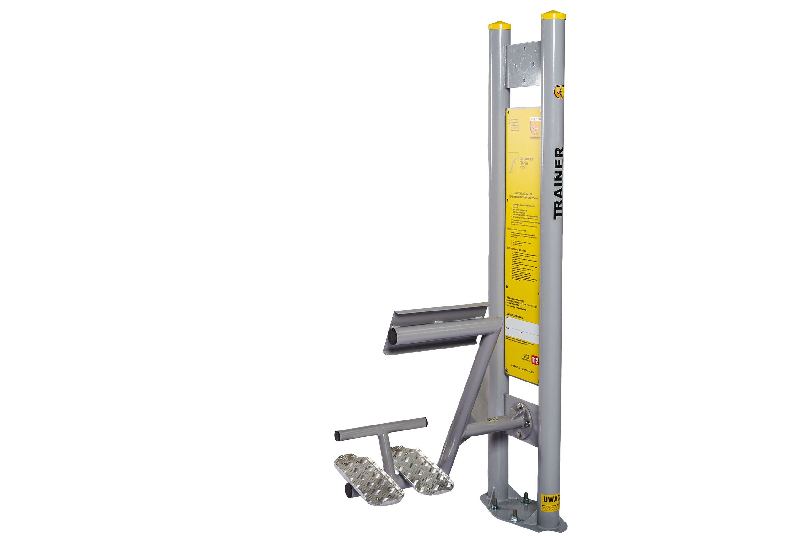 TRAINER Banc Lombaire Steel4Fit - appareil de fitness exterieur