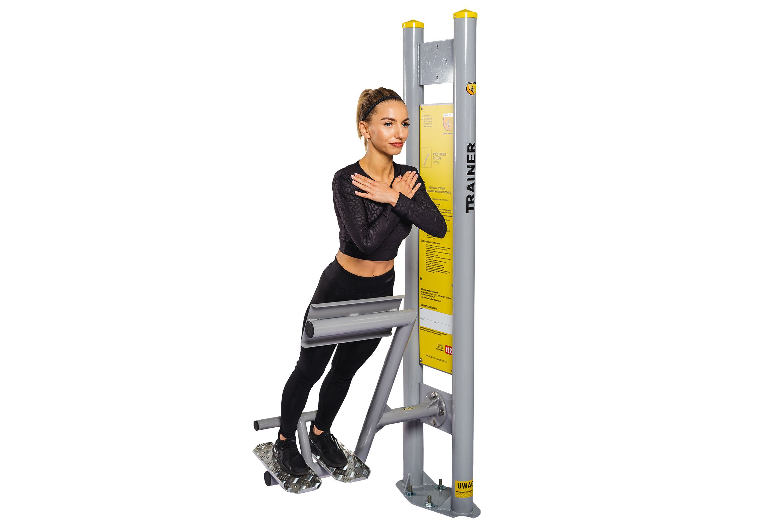 TRAINER Banc Lombaire Steel4Fit - appareil de fitness exterieur