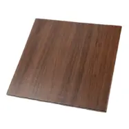 Dalle caoutchouc imitation bois chêne ultra foncé rustique 20 mm 100×100 cm — revêtement de sol amortissant pour salle de sport, studio coaching et espace bien-être, veinage bois sombre réaliste