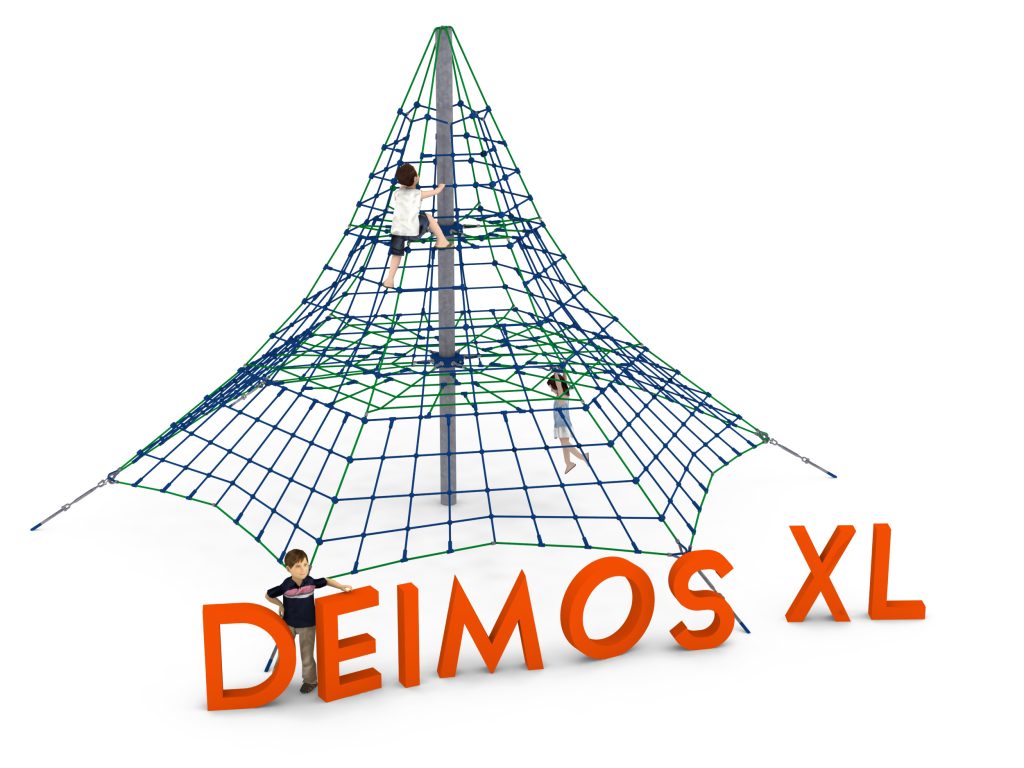 pyramide de jeu en corde 5 m pour aire de jeux exterieure