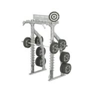 Demi power rack olympique extérieur inox