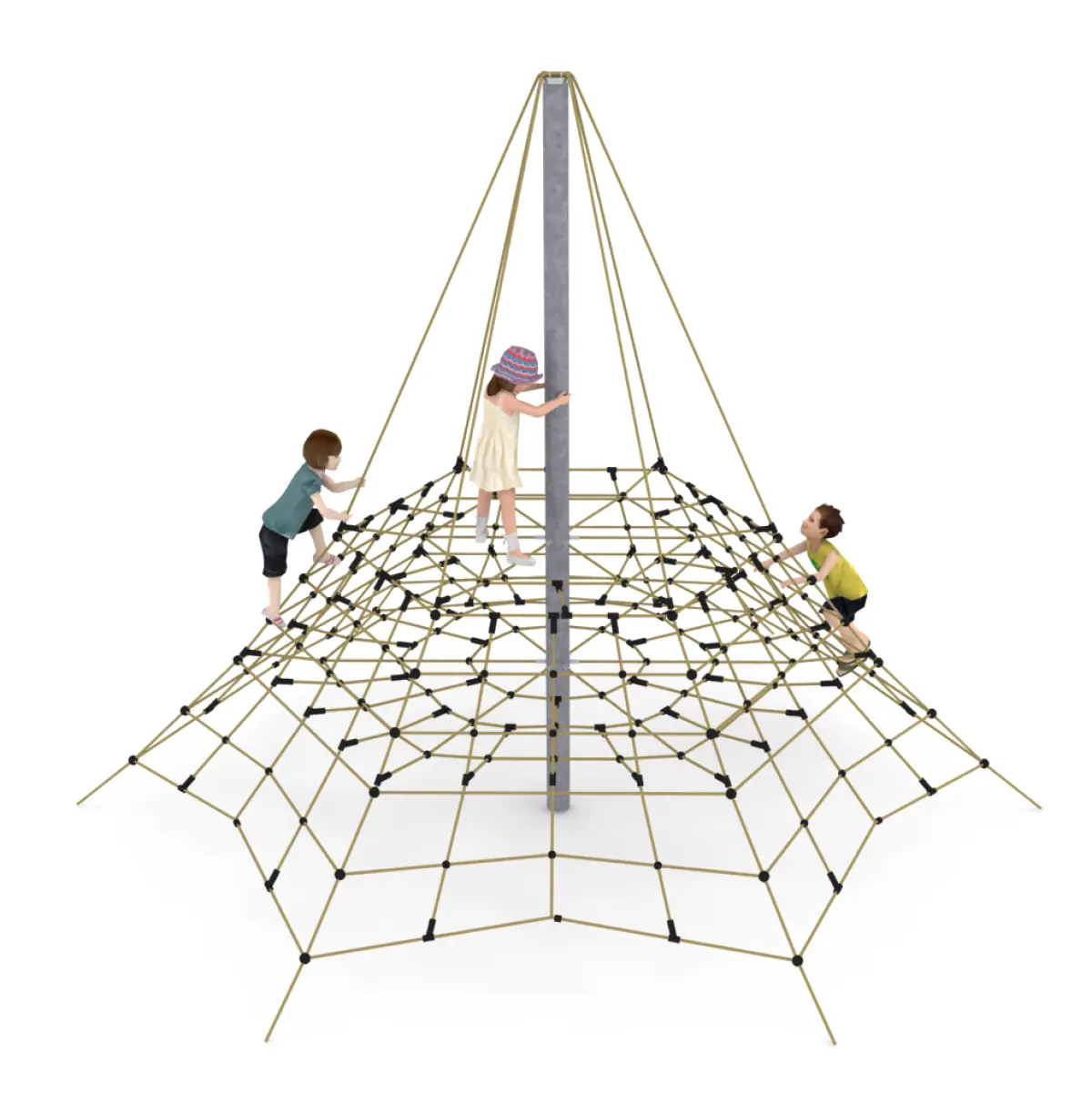 HYPERION 4 m rope climbing pyramid