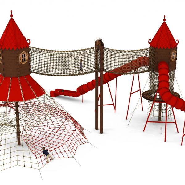 cabane perchee pour aire de jeux baba jaga 1 detail structure