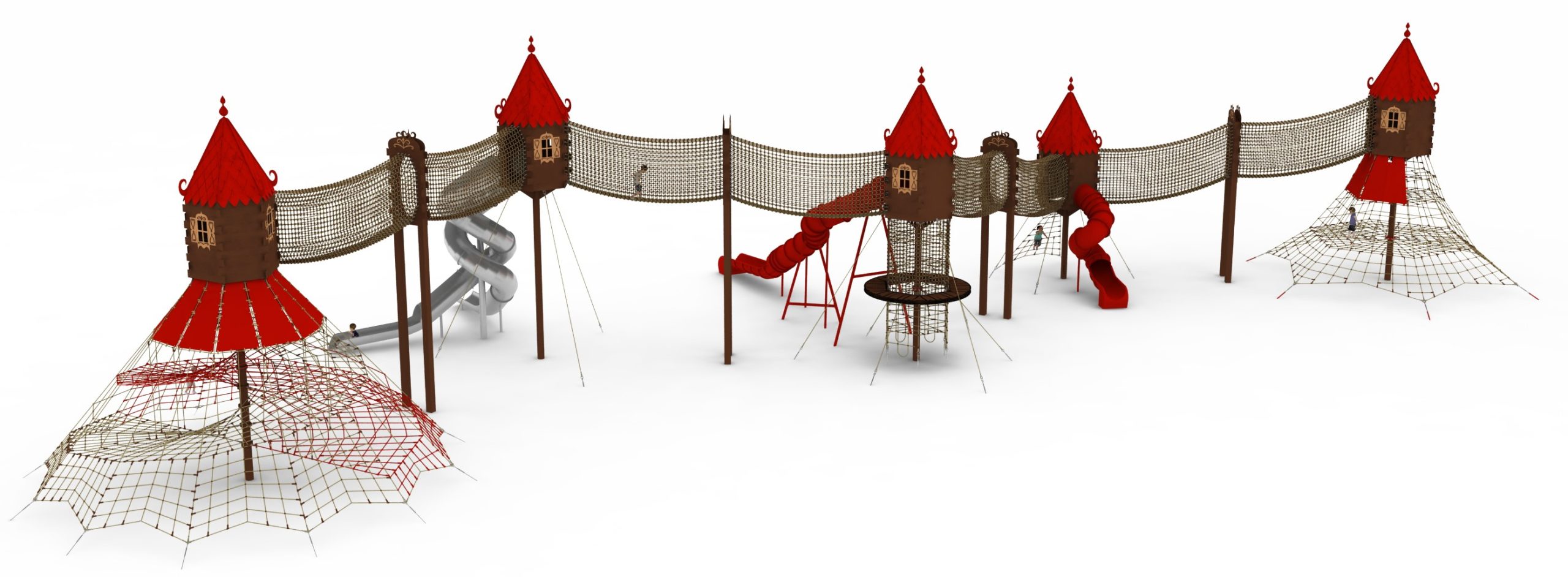 cabane perchee pour aire de jeux baba jaga 3 vue generale