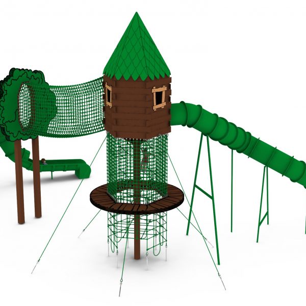 cabane perchee pour aire de jeux drzewa 1 detail