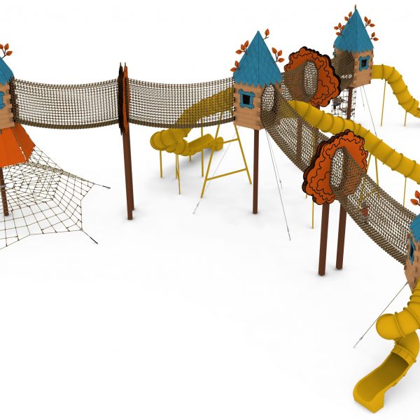 cabane perchee pour aire de jeux liscie 3 detail