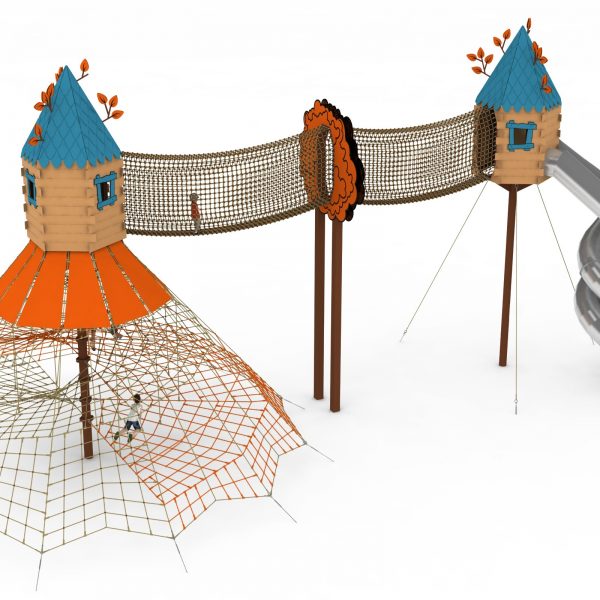 cabane perchee pour aire de jeux liscie 1 detail pyramide