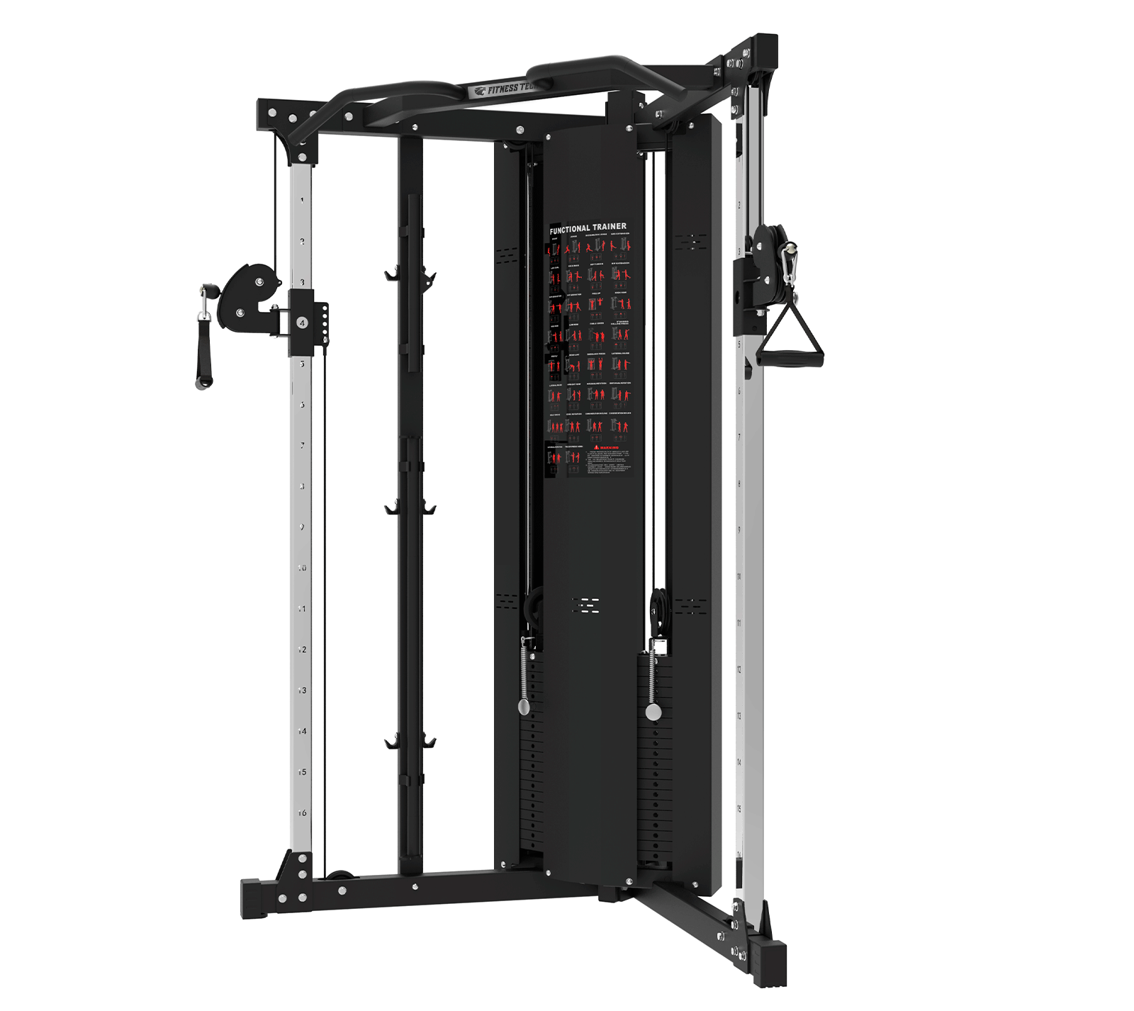 Double poulie croisée F18 – 2×90 kg