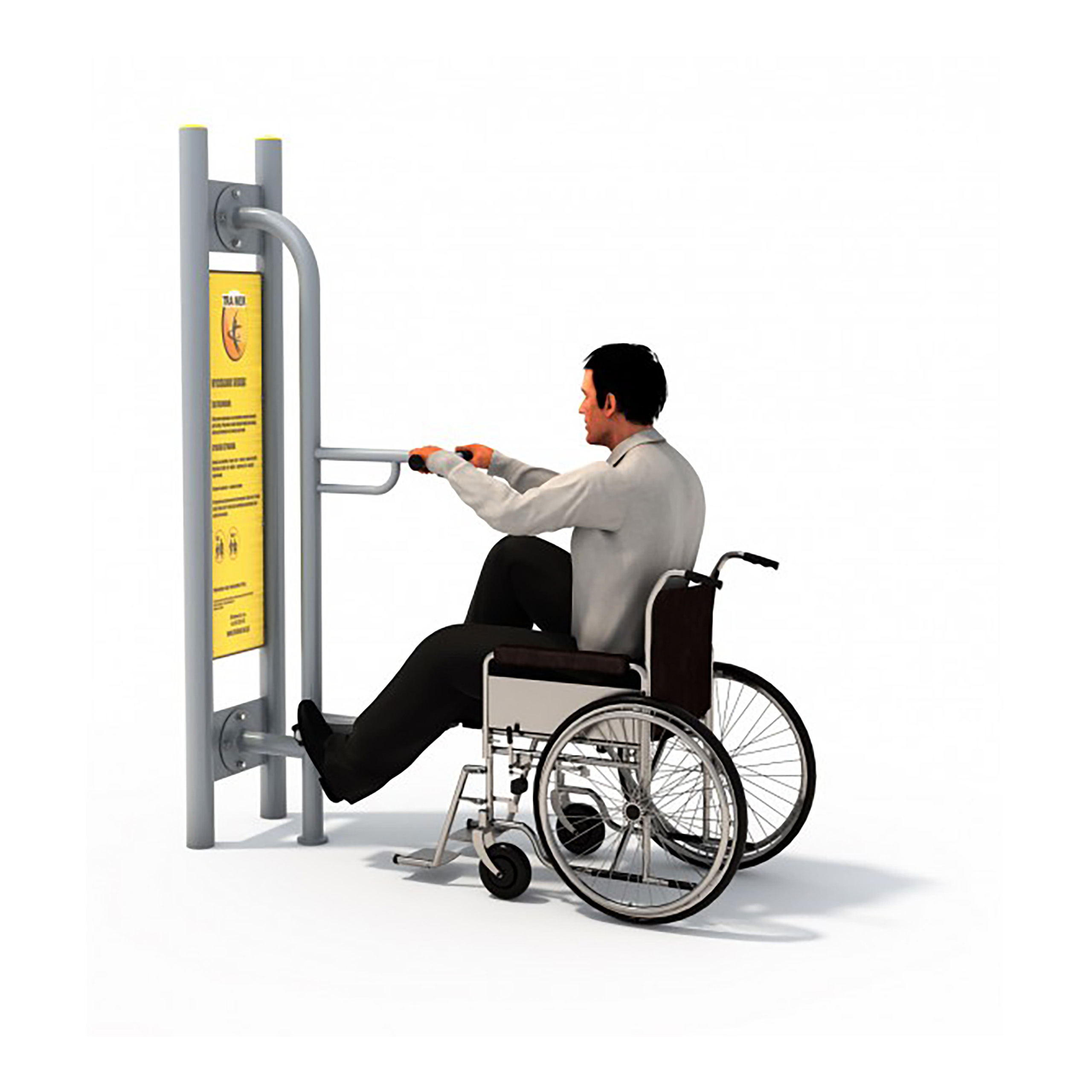 TRAINER Velo pour PMR - appareil de fitness exterieur PMR