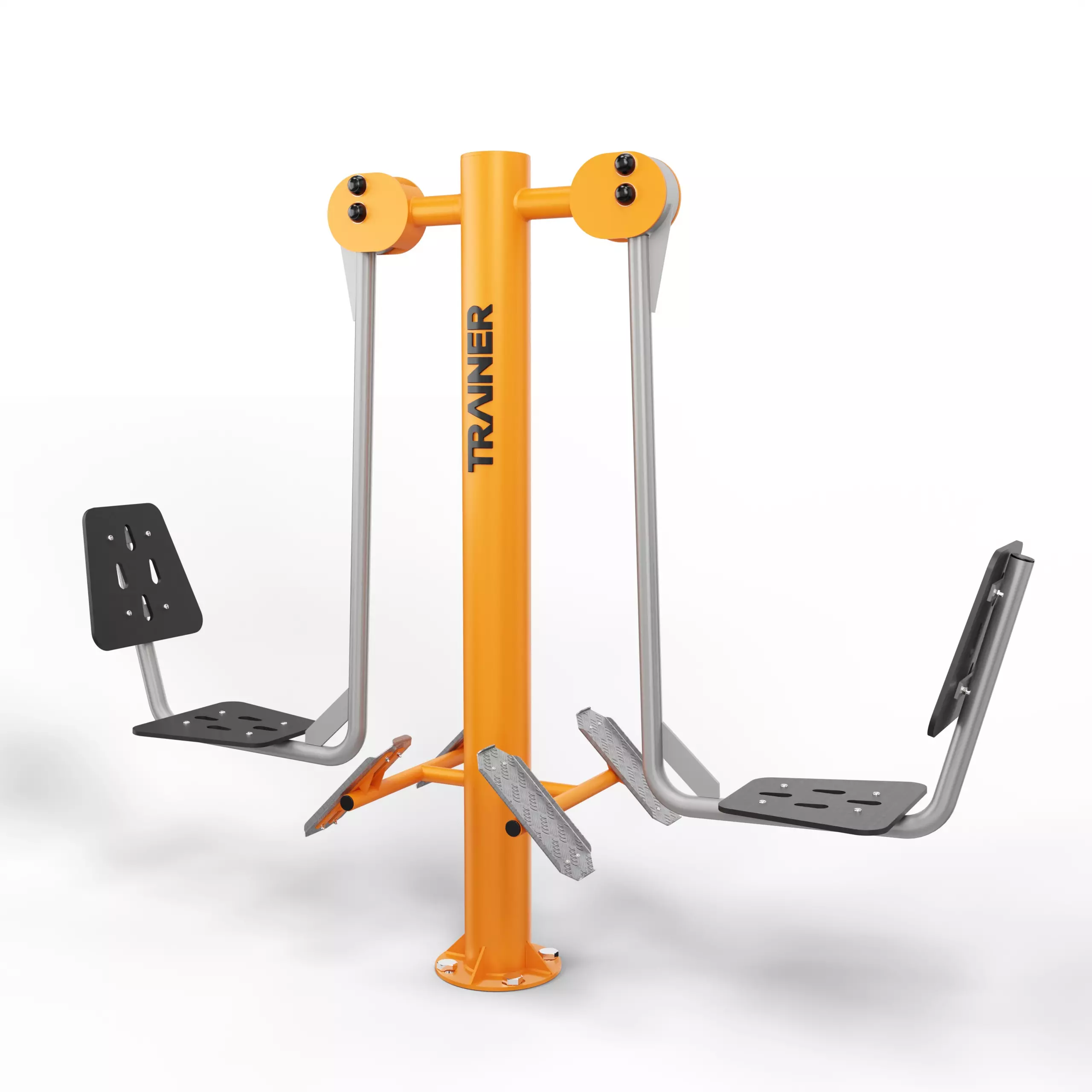 TRAINER Presse Quadriceps Double - appareil de fitness exterieur