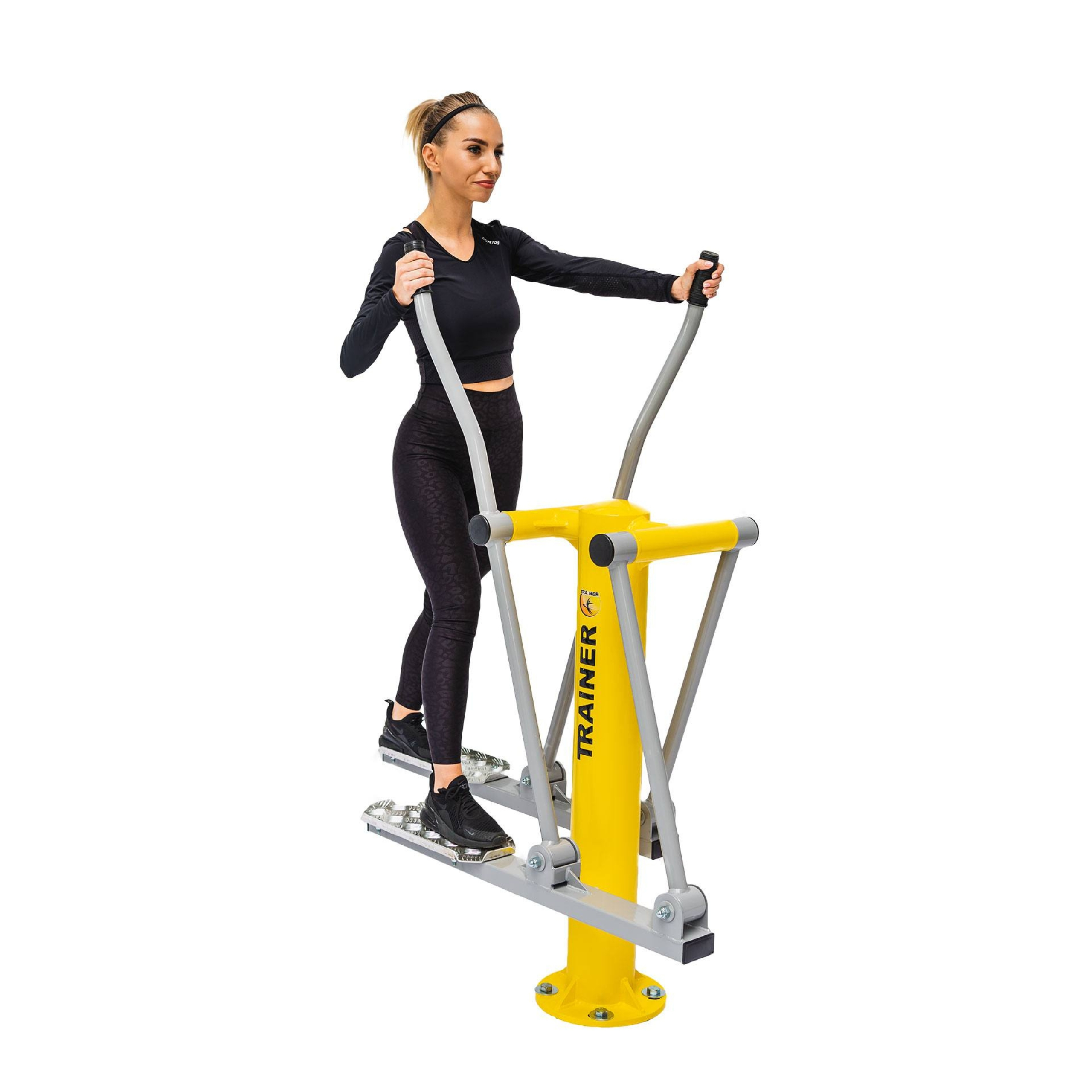 TRAINER Skieur de Fond Simple Steel4Fit - appareil de fitness exterieur
