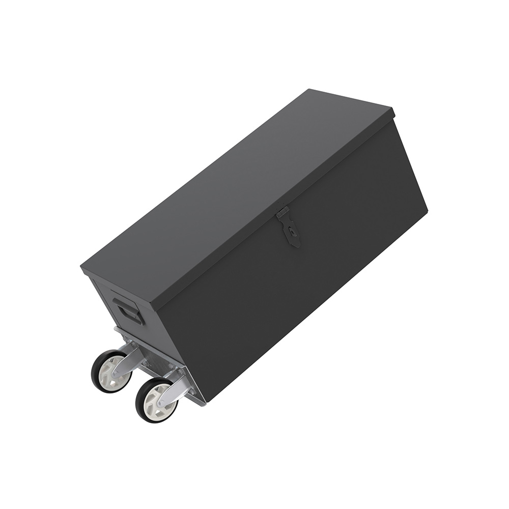 Jeu de 2 roulettes Ø 125 mm pour coffre de rangement (OCR35)