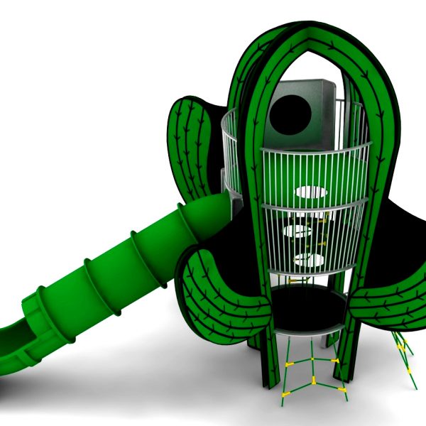Structure de jeu en corde pour aire de jeux exterieure - CACTUS