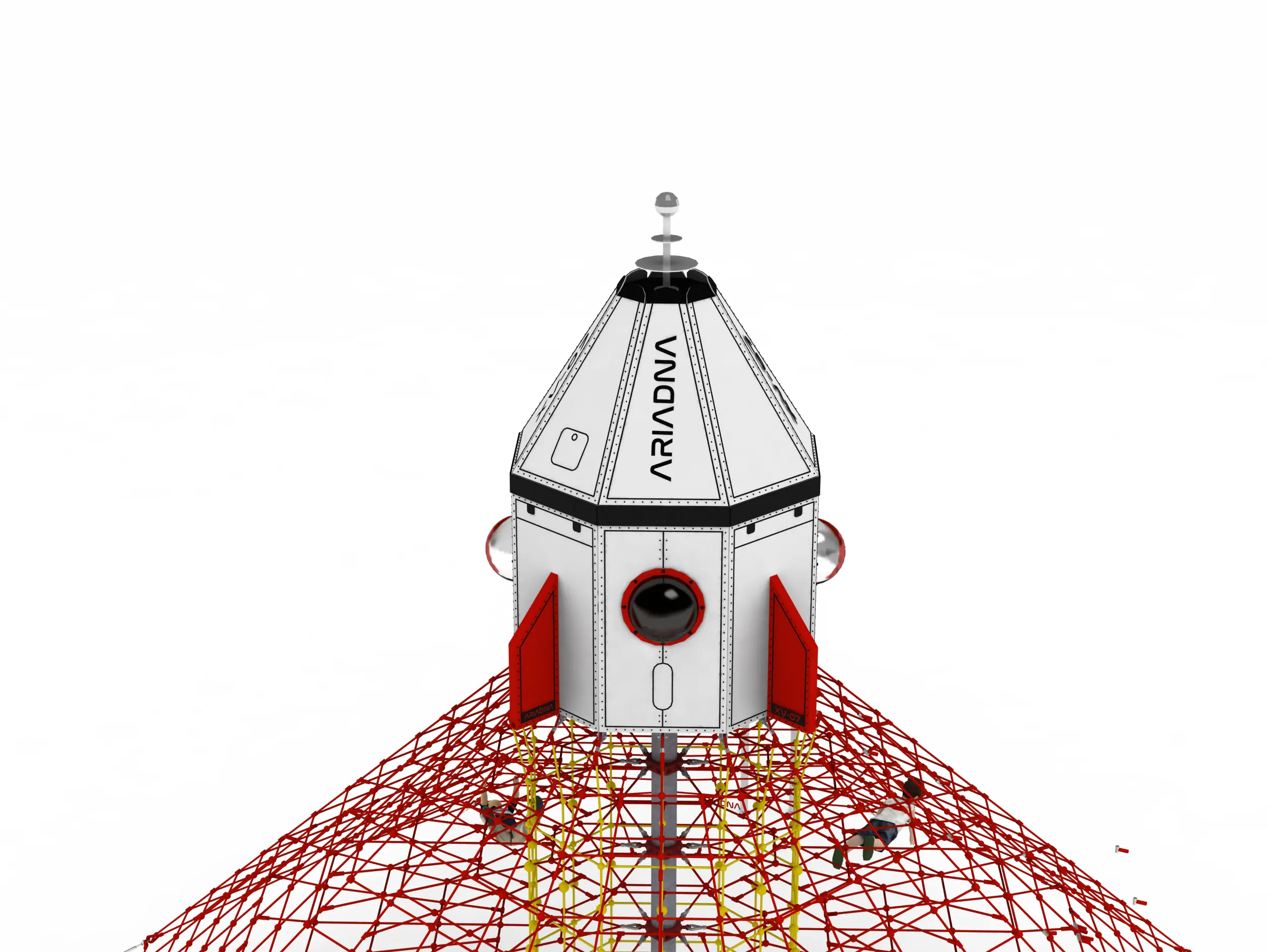 Circular Arena - Multi-Activity Rope Play Structure