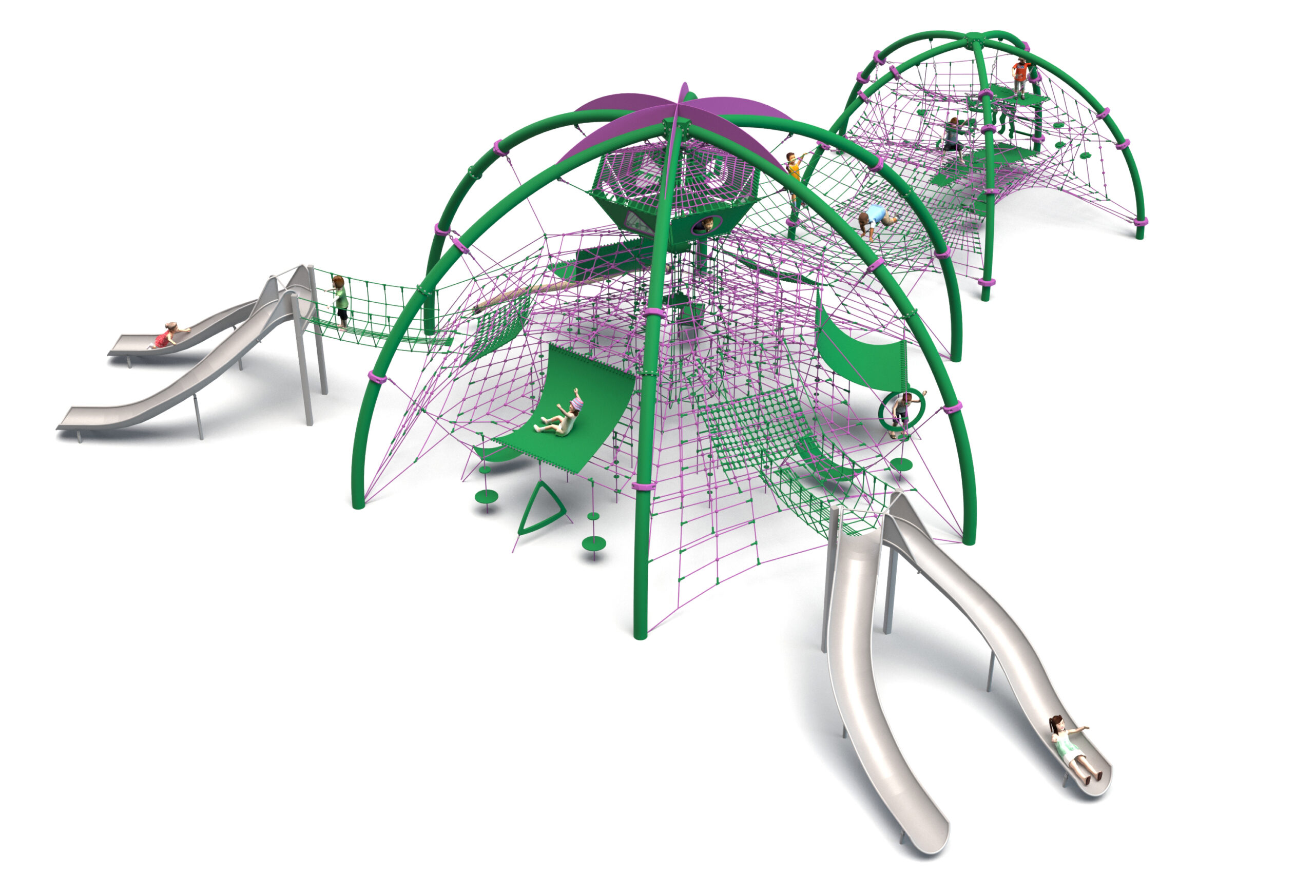 structure de jeu en corde exterieure