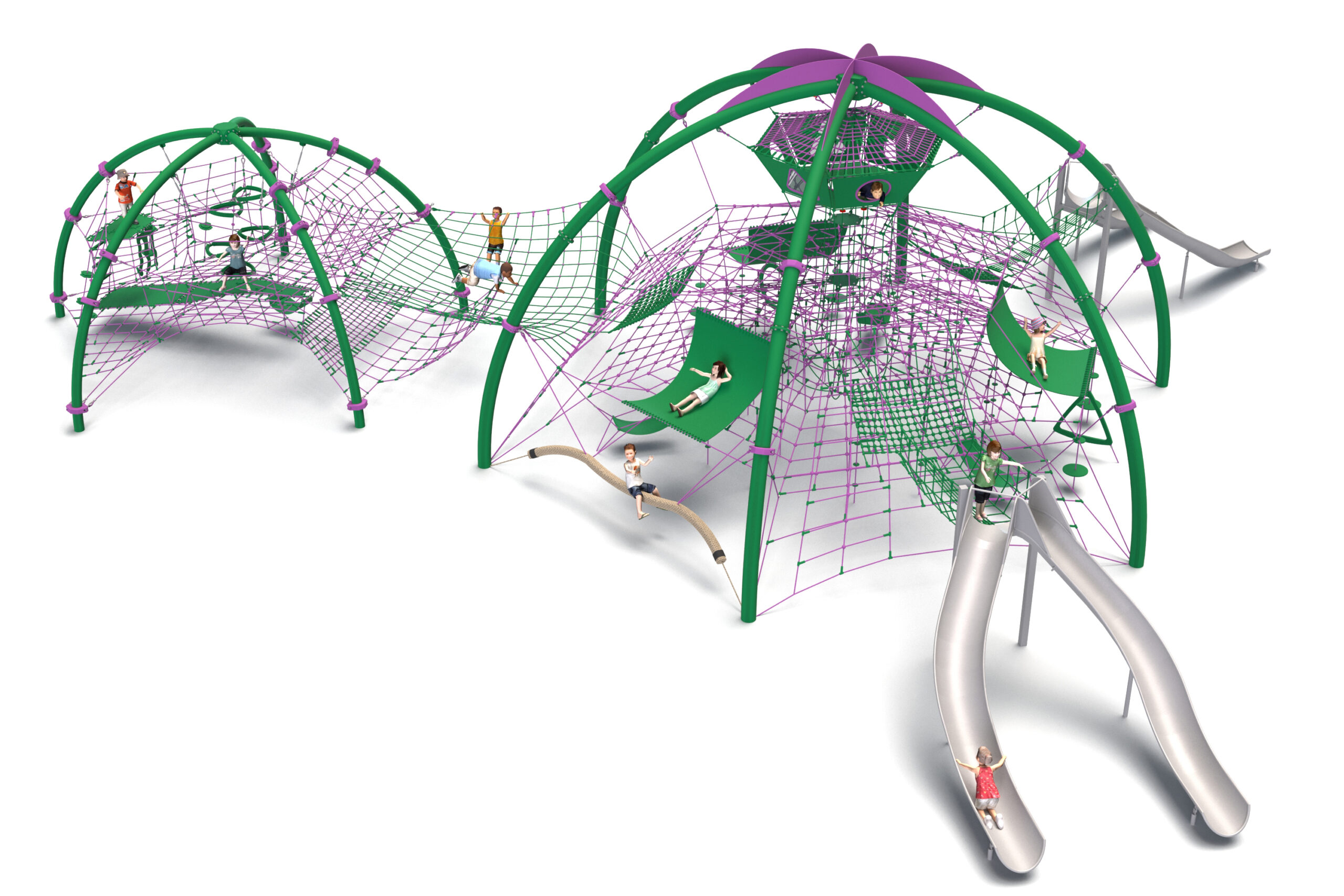 structure de jeu en corde exterieure
