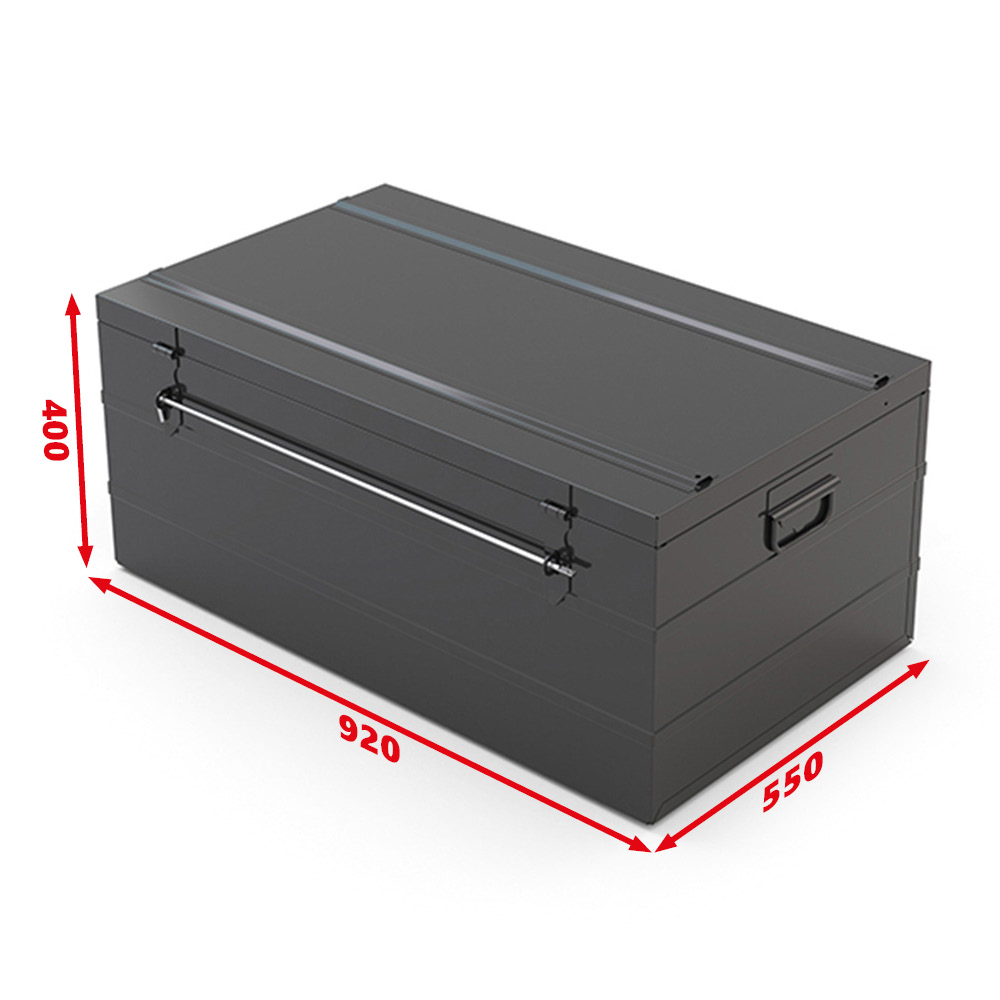 Malle de rangement métallique 180 L – 900 x 500 x 380 mm (CAN900)
