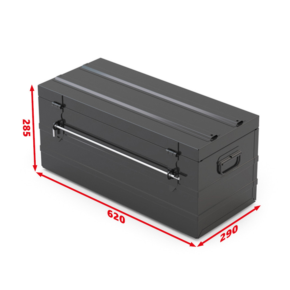 Malle de rangement métallique 42 L – 600 x 265 x 270 mm (CAN600)