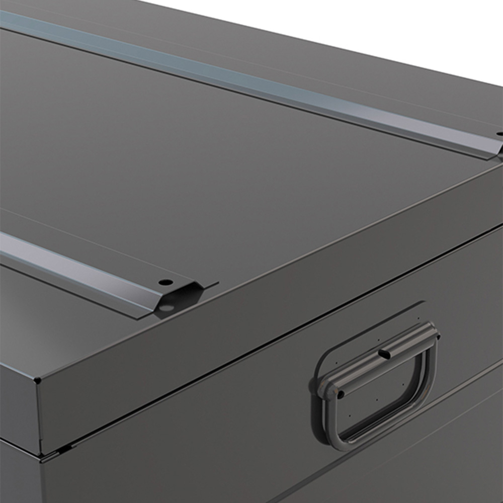 Malle de rangement métallique 70 L – 700 x 370 x 270 mm (CAN700)