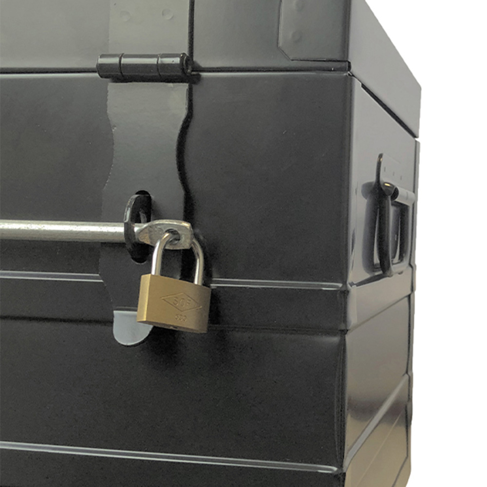 Malle de rangement métallique 70 L – 700 x 370 x 270 mm (CAN700)