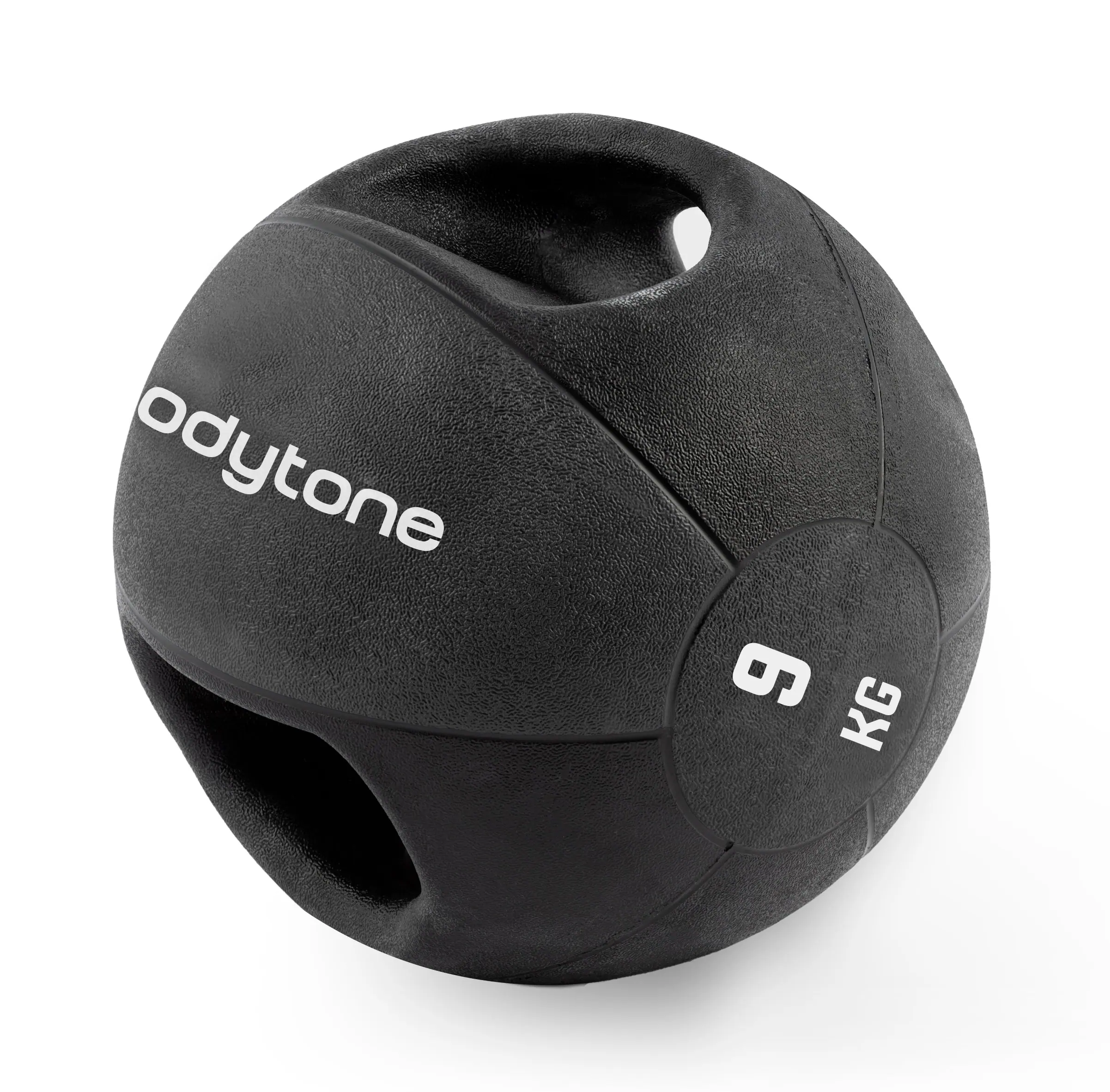 Balón medicinal Bodytone 9 kg con asa — fuerza funcional