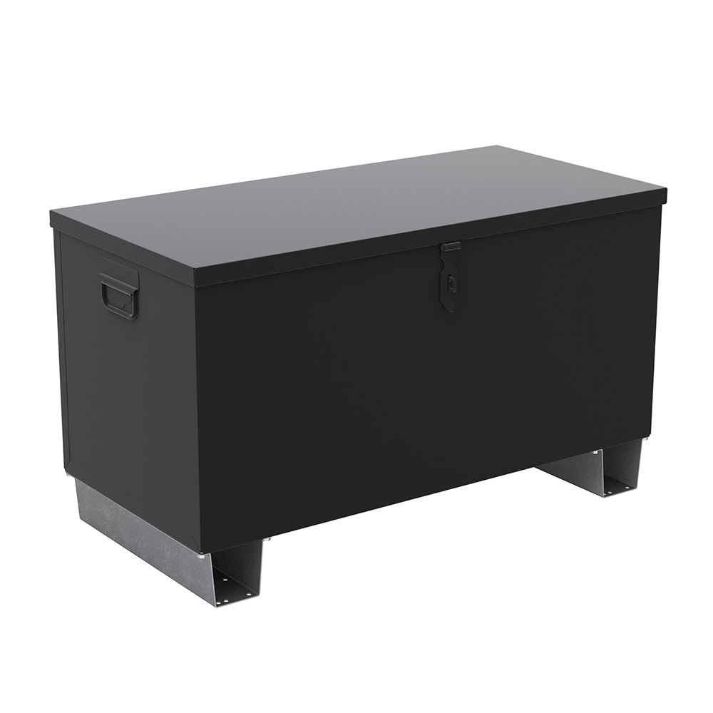 Paire de pieds galvanisés 480 x 100 mm pour coffre de rangement (PGCR48)
