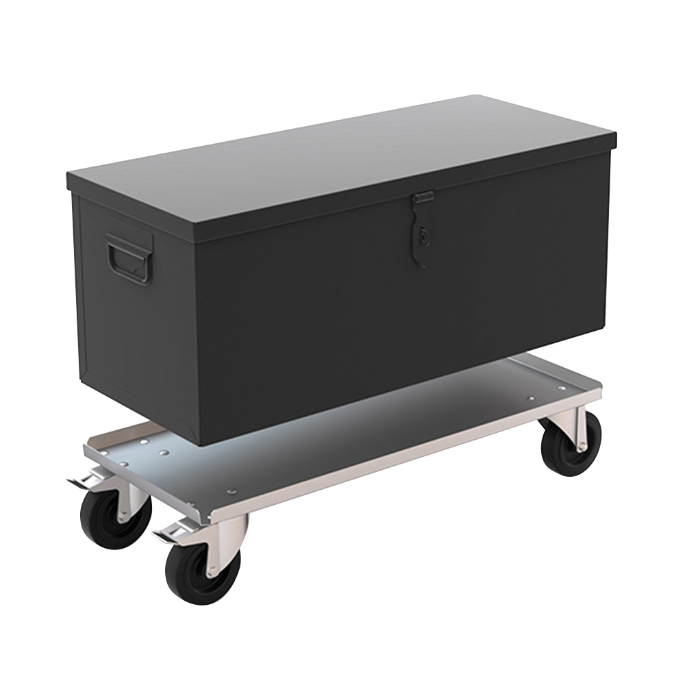 Plateau à roulettes 850 x 350 x 180 mm pour coffre de rangement (PRCR850)