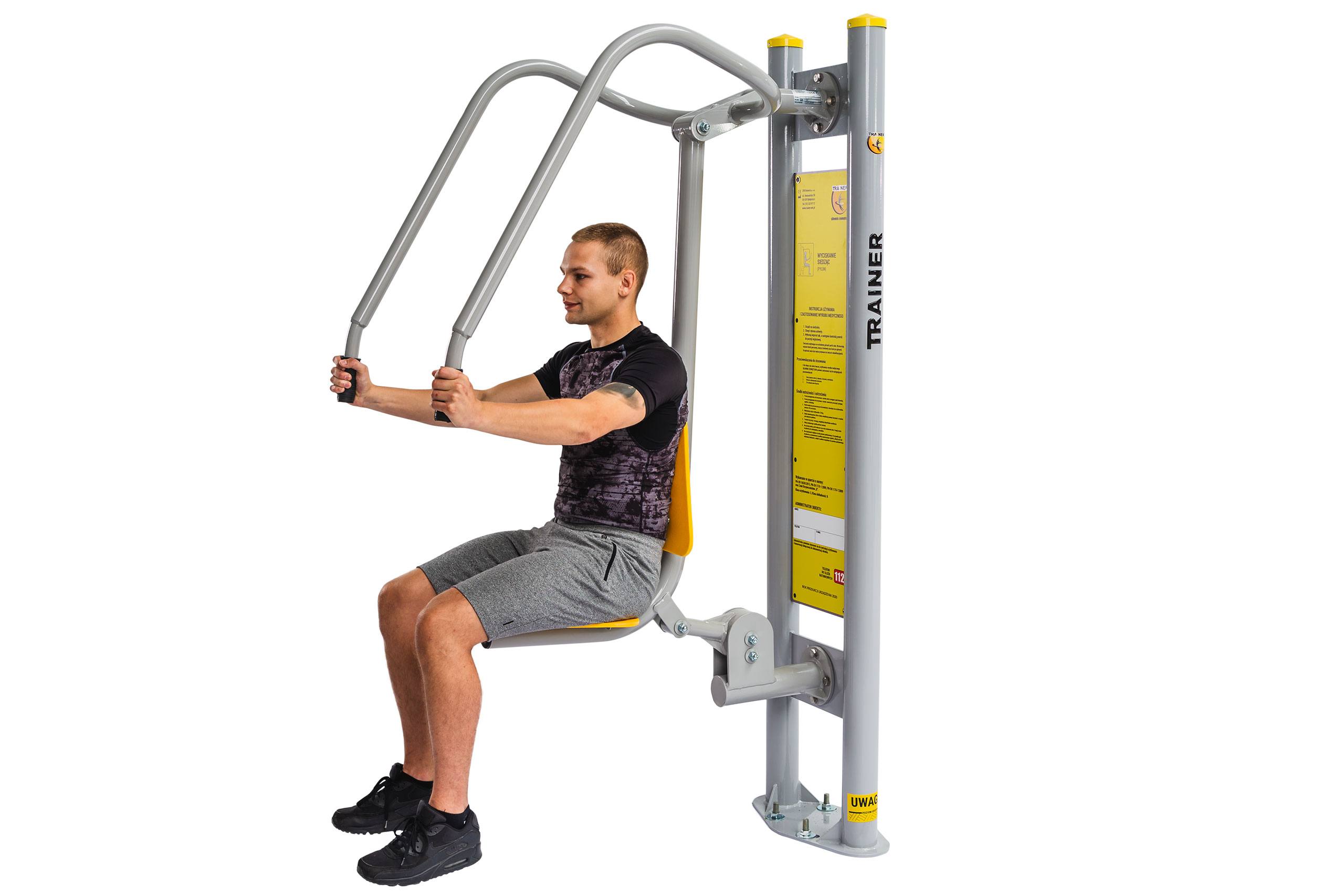 TRAINER Pousseur Steel4Fit - appareil de fitness exterieur