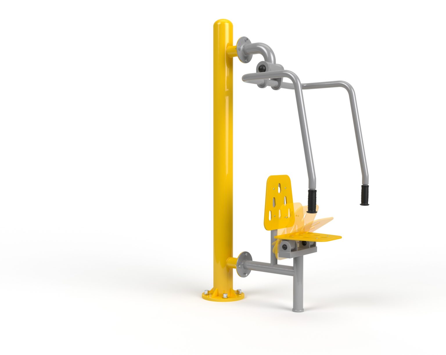 TRAINER Pousseur PMR - appareil de fitness exterieur accessible fauteuil roulant