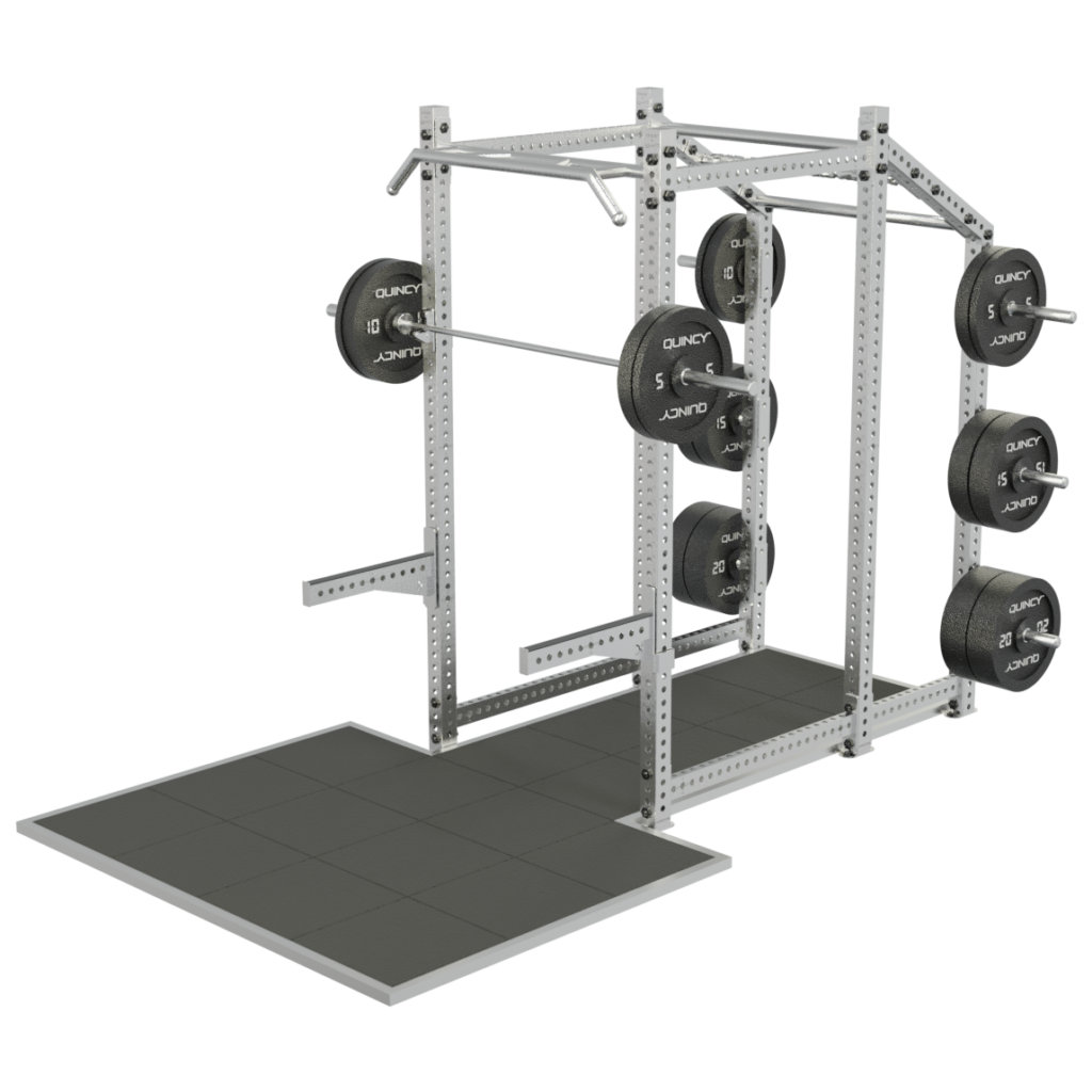 Power rack cross competition extérieur inox avec plateforme