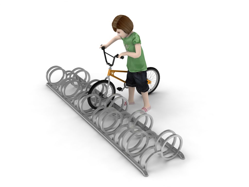 arceau à vélos 10 places pour aire de jeux