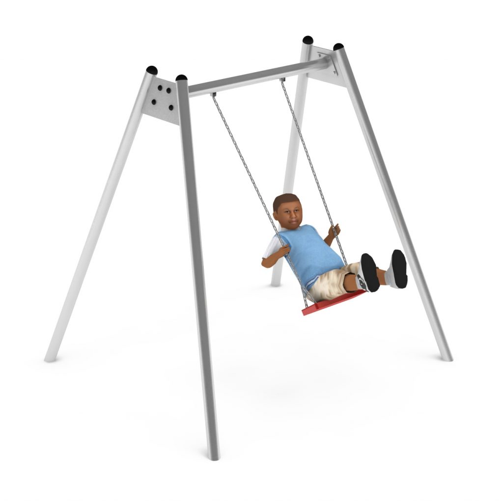 balancoire simple pour aire de jeux exterieure