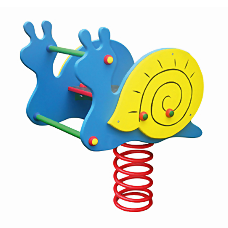 bascule à ressort pour aire de jeux, modèle escargot