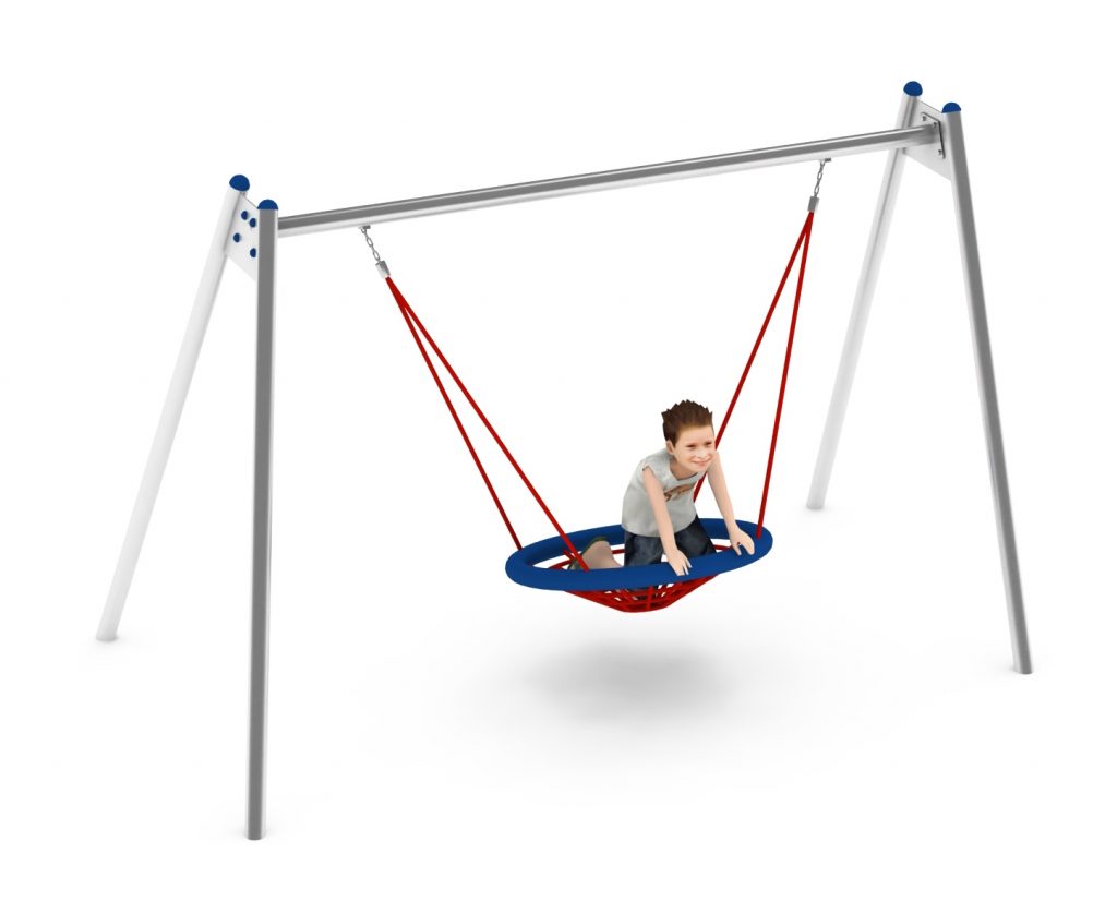balancoire nid pour aire de jeux exterieure