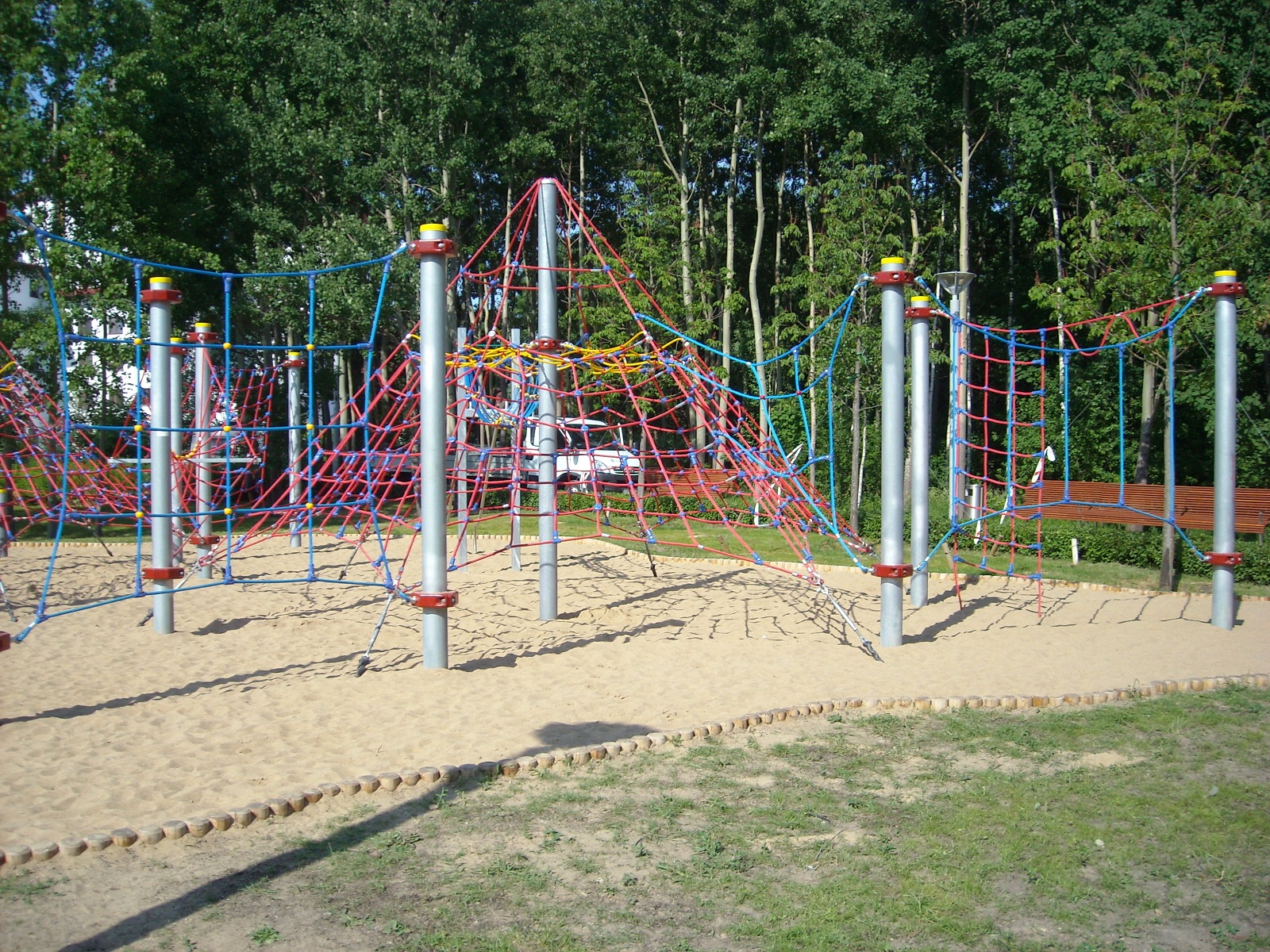 pyramide de jeu en corde 4 m xl pour aire de jeux exterieure
