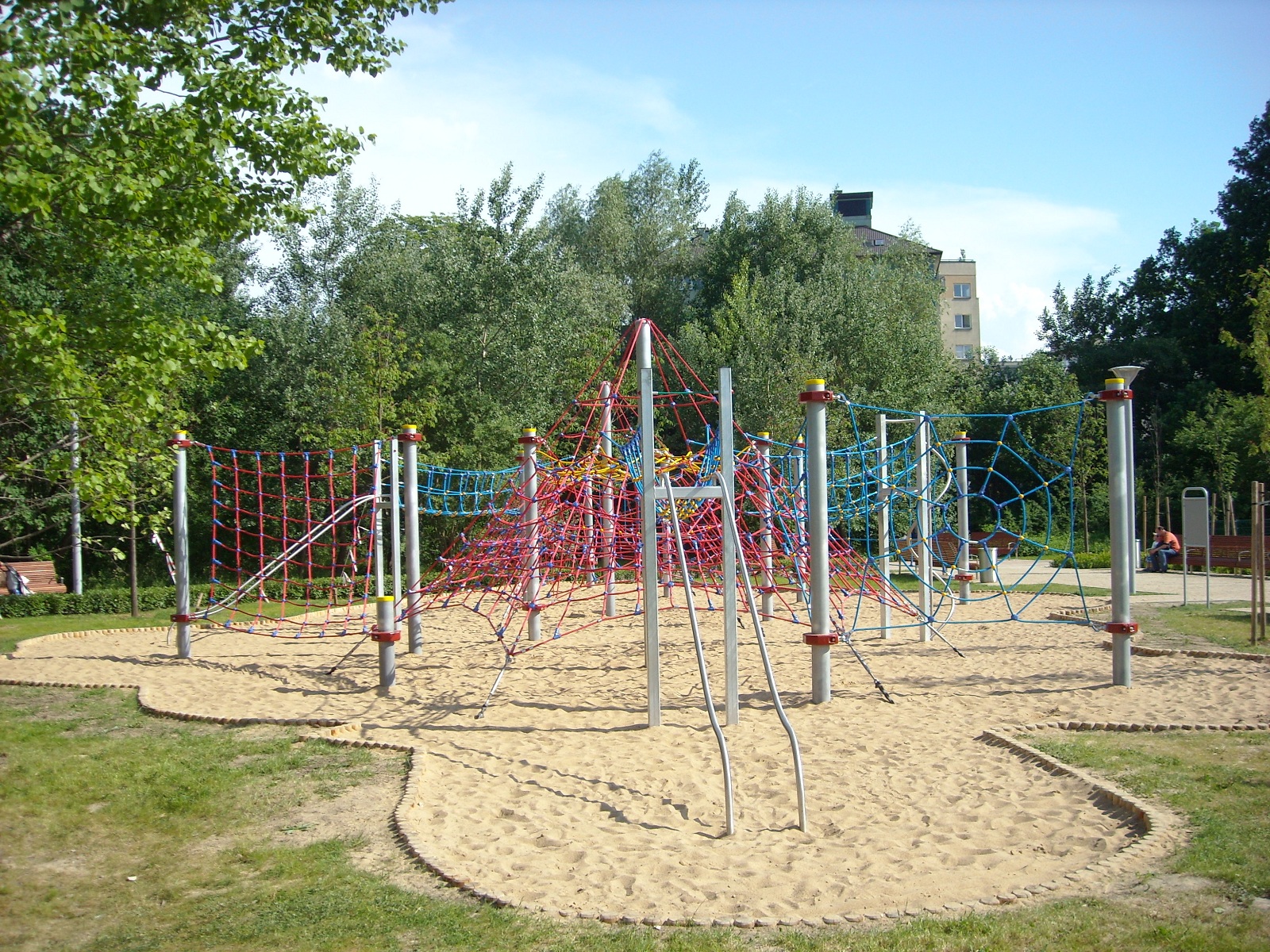 pyramide de jeu en corde 4 m xl vue detaillee 2