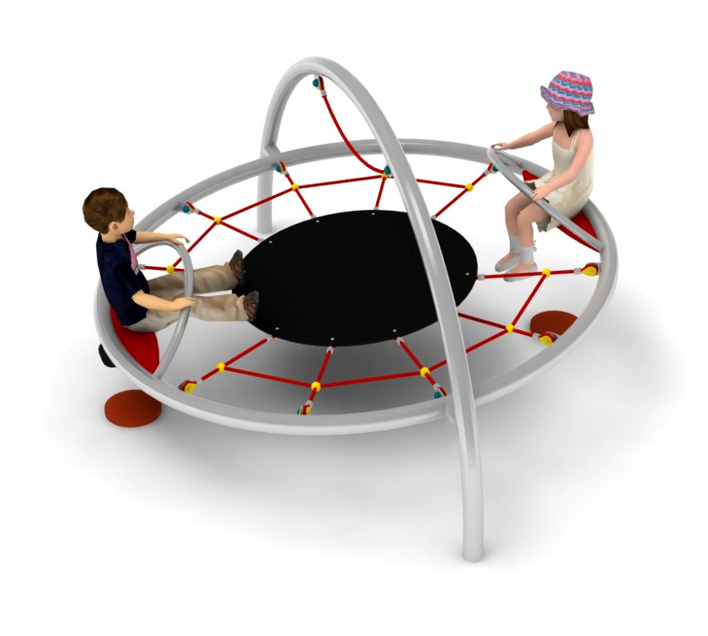 balancoire filet suspendu pour aire de jeux exterieure