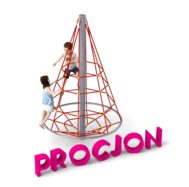 procjon cône de cordes suspendu