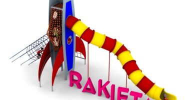 rakieta tour toboggan en forme de fusée