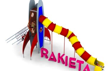 rakieta tour toboggan en forme de fusée