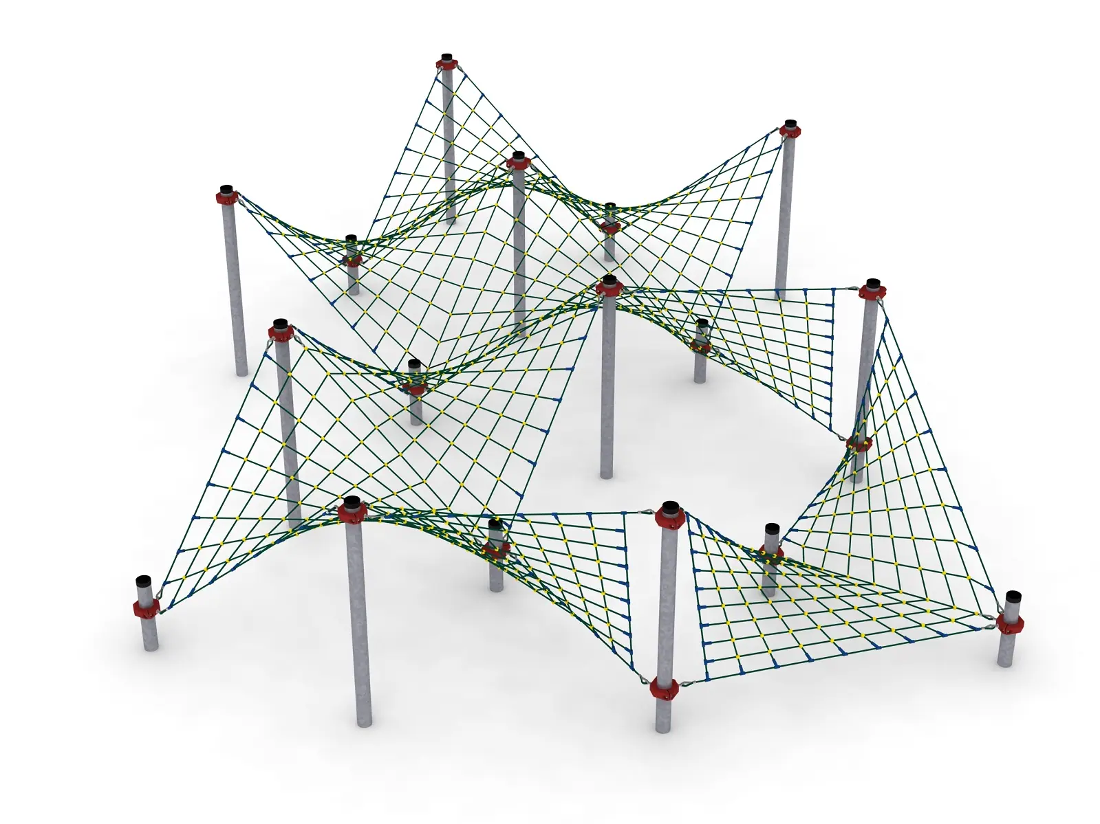 Construction Site - Digger Rope Play Structure