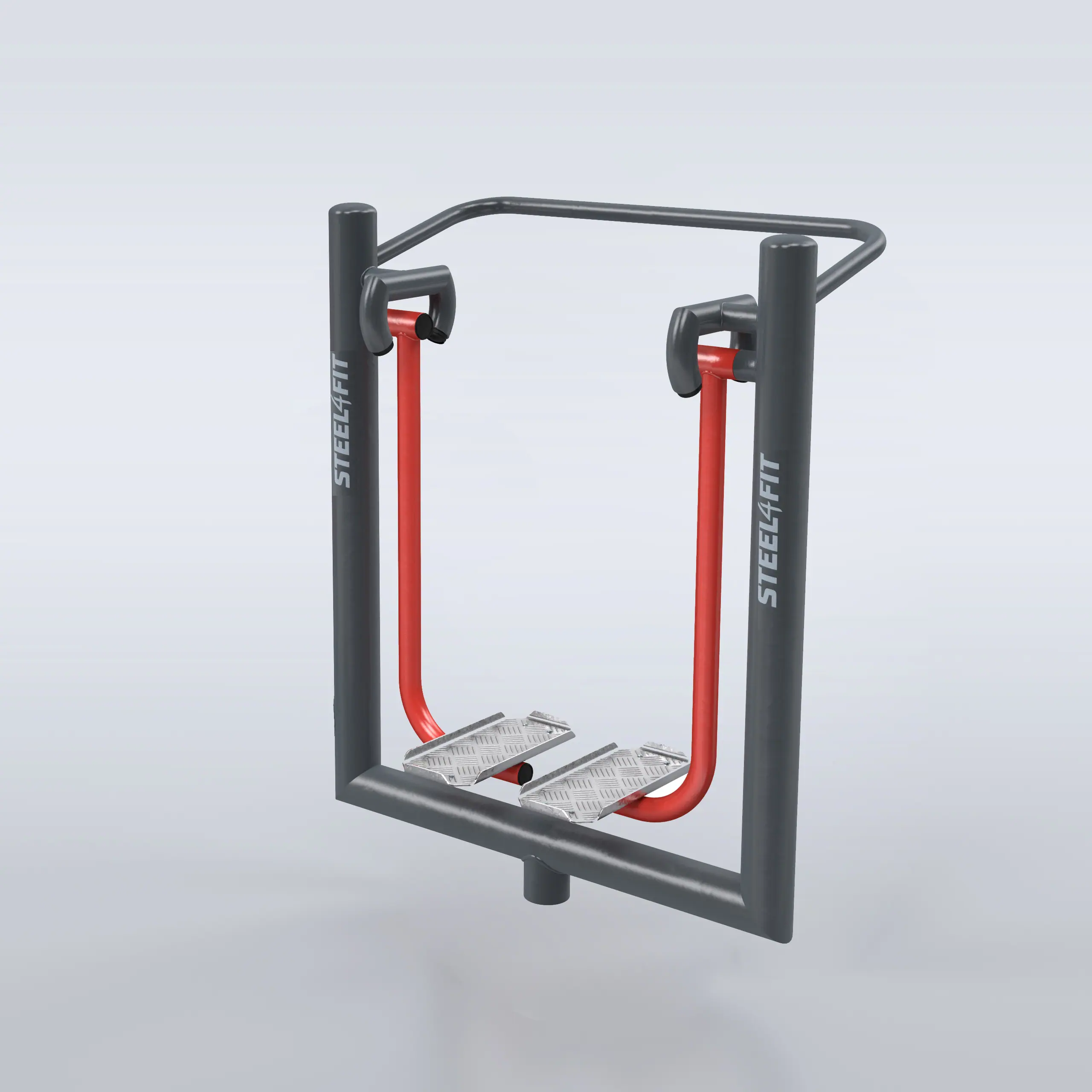 Banco de training TRAINER Steel4Fit — estación de core reforzada para exterior