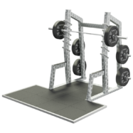 Rack à squat olympique extérieur inox