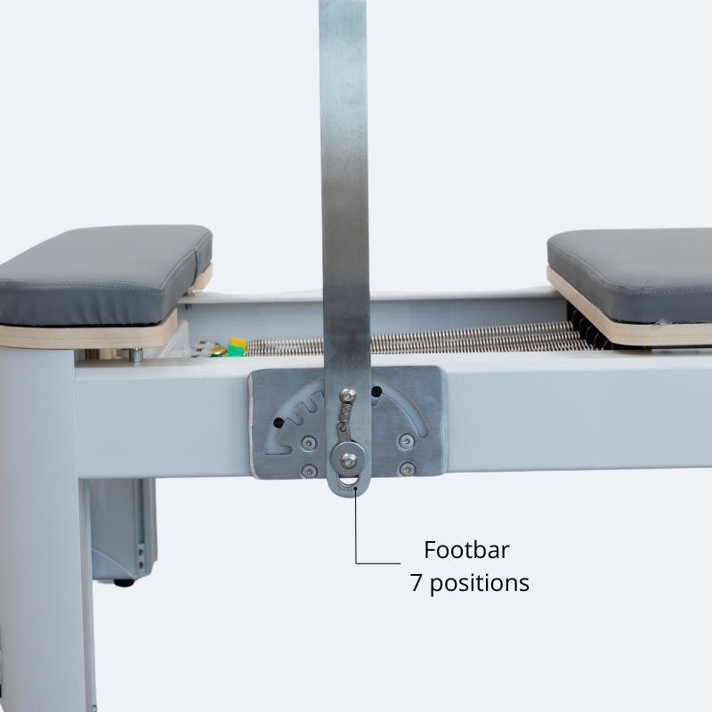 Reformer Pilates Aero avec tour, cadre aluminium anodisé, vue 5
