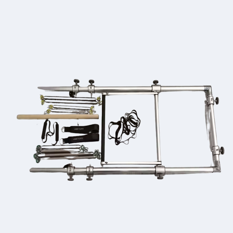 Reformer Pilates Track avec tour demi-trapèze rabattable, vue 3
